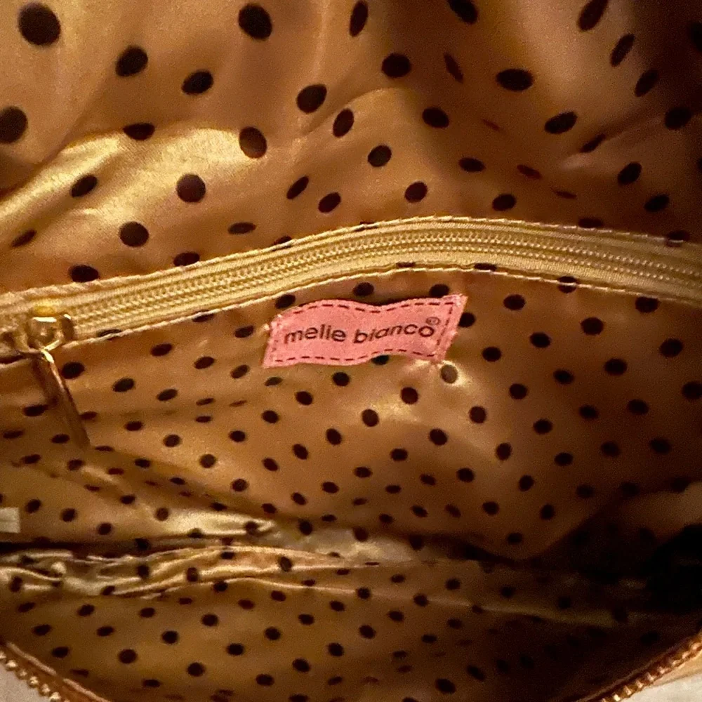 Melie Bianco Vegan Leather Designer Clutch